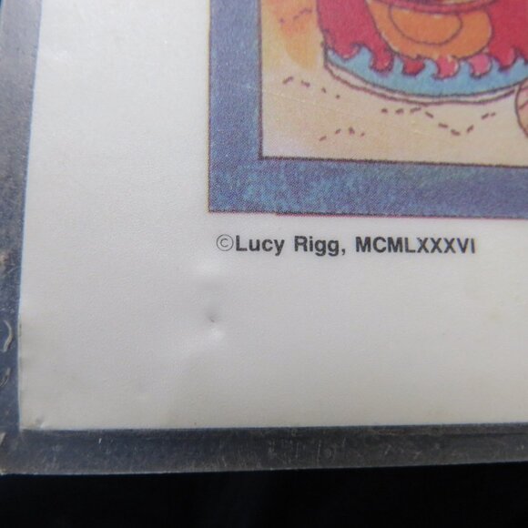 Vintage LUCY RIGGS 1986 Placemat BEACH #80268 (professional thick lamination) - Picture 3 of 4
